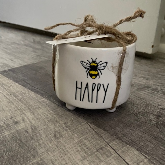 Rae Dunn mini planter BEE HAPPY π